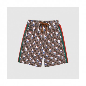 Gucci  Mens Initial Logo Vintage Casual Half Pants Brown - 구찌 2021 남성 이니셜 로고 빈티지 캐쥬얼 반바지 Guc03686x Size(s 