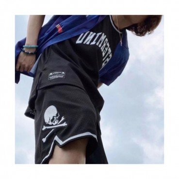 Mastermind Japan Mens Skull Casual Half Pants Balck - 마스터마인드 2020 남성 스컬 캐쥬얼 반바지 Mas121x
