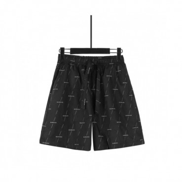 Balenciaga  Mens Logo Training Half Pants Black - 발렌시아가 2021 남성 로고 트레이닝 반바지 Bal01021x Size(s 