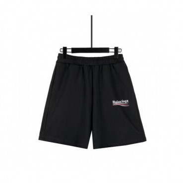 Balenciaga  Mens Logo Training Half Pants Black - 발렌시아가 2021 남성 로고 트레이닝 반바지 Bal01020x Size(s 