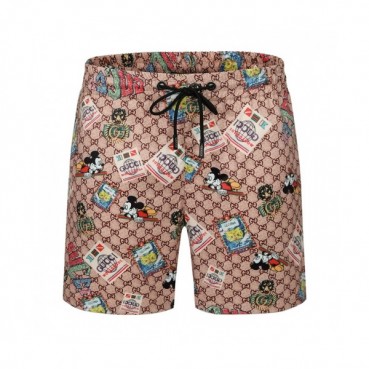 Gucci 2021 Mens Initial Logo Vintage Casual Half Pants Camel - 구찌 2021 남성 이니셜 로고 빈티지 캐쥬얼 반바지 Guc03647x Size(m 