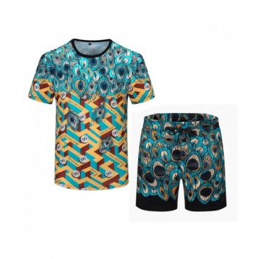 Dolce&Gabbana 2021 Mens Casual Training Short Sleeved Clothes&Half Pants Black - 돌체앤가바나 2021 남성 캐쥬얼 트레이닝 반팔티&반바지 Dol0320 x Size(m 