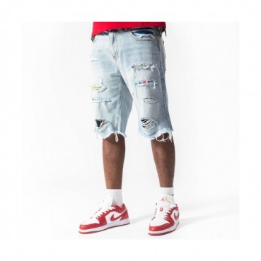 Amiri 2021 Mens Casual Denim Half Pants Blue - 아미리 2021 남성 캐쥬얼 데님 반바지 Ami0184x Size(29 