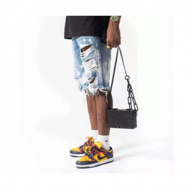 Amiri 2021 Mens Casual Denim Half Pants Blue - 아미리 2021 남성 캐쥬얼 데님 반바지 Ami0181x Size(29 