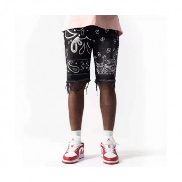 Amiri 2021 Mens Casual Denim Half Pants Black - 아미리 2021 남성 캐쥬얼 데님 반바지 Ami0177x Size(29 