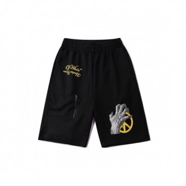 [오프화이트]Off white 2020 Mens Logo Casual Training Half Pants - 오프화이트 2020 남성 캐쥬얼 로고 트레이닝 반바지 Off0505x.Size(m 