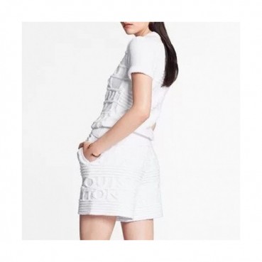 [루이비통]Louis vuitton 2020 Mens Logo Cotton Short Sleeved Tshirts&Half pants - 루이비통 2020 남성 로고 코튼 반팔티&반바지 Lou02038x.Size(s 