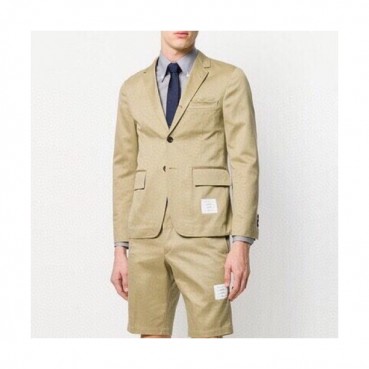 [톰브라운]Thom Browne 2020 Mens Business Cotton Half Pants - 톰브라운 2020 남성 비지니스  코튼 반바지 Tho0873x.Size(s 