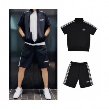 [요지야마모토]Y3 2020 Mens Casual Cotton Training Short Sleeved Clothes&Half Pants - 요지야마모토 2020 남성 캐쥬얼 코튼 반팔 트레이닝복&반바지 Y3/0103x.Size(s 