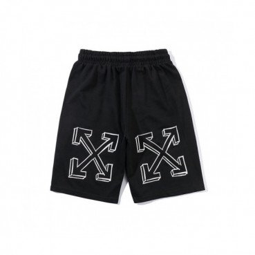 [오프화이트]Off white 2020 Mens Logo Casual Training Half Pants - 오프화이트 2020 남성 캐쥬얼 로고 트레이닝 반바지 Off0438x.Size(m 