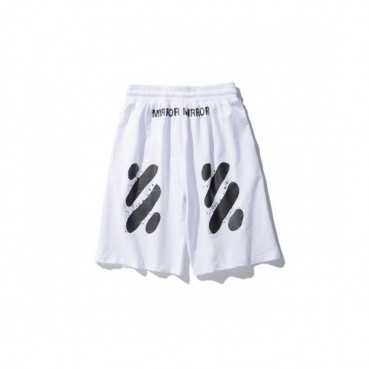 [오프화이트]Off white 2020 Mens Logo Casual Training Half Pants - 오프화이트 2020 남성 캐쥬얼 로고 트레이닝 반바지 Off0434x.Size(m 