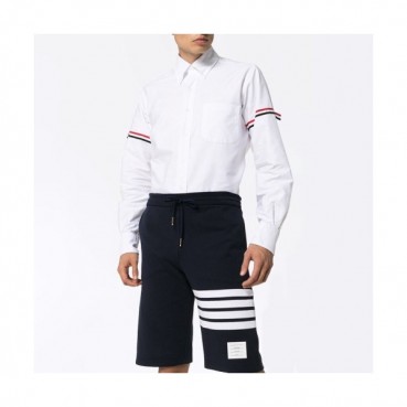 [톰브라운]Thom Browne 2020 Mens Casual Logo Training Short Pants - 톰브라운 남성 캐쥬얼 로고 트레이닝 반바지 Tho0775x.Size(s 