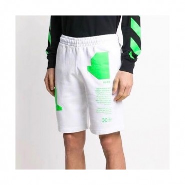 [오프화이트]Off white 2020 Mens Logo Casual Training Half Pants - 오프화이트 2020 남성 캐쥬얼 로고 트레이닝 반바지 Off0419x.Size(xs 