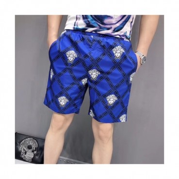 Versace 2019 Mens Initial Logo Casual Training Half Pants - 베르사체 남성 이니셜 로고 캐쥬얼 트레이닝 반바지 VER001.Size(M 
