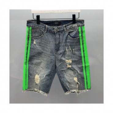 Amiri 2019 Mens Slim Fit Denim Half Pants - 아미리 남성 슬림핏 데님 반바지 Ami0041x.Size(28 