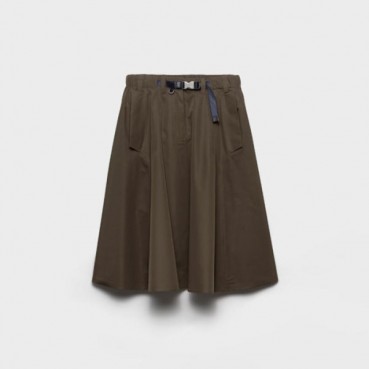 프라다 여성 패브릭 스커트 - Prada Womens Technical Fabric Circle Skirt 