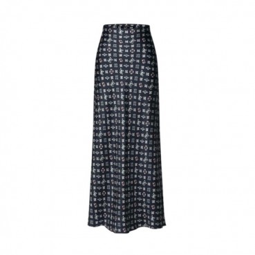 루이비통 여성 모노그램 부이 플레어 맥시 스커트 - Louis vuitton Womens Monogram Buoy Flared Maxi Skirt 