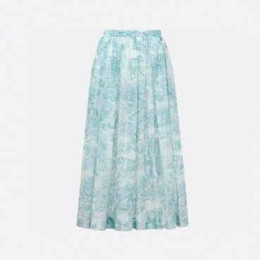 디올 여성 디올리비에라 플레어 미디 스커트 - Dior Womens Dioriviera Flared Midi Skirt 