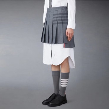 톰브라운 여성 차콜 스커트 - Thom Browne Womens Charcoal Skirts 