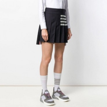 톰브라운 여성 네이비 스커트 - Thom Browne Womens Navy Skirts 
