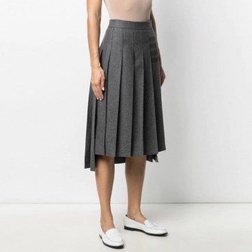 톰브라운 여성 그레이 스커트 - Thom Browne Womens Gray Skirts 