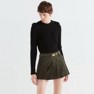 프라다 여성 카키 스커트 - Prada Womens Khaki Skirts 
