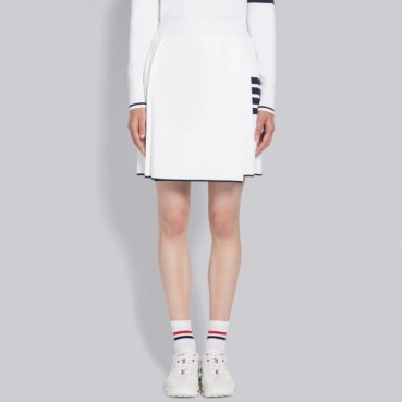 톰브라운 여성 화이트 스커트 - Thom Browne Womens White Skirts 