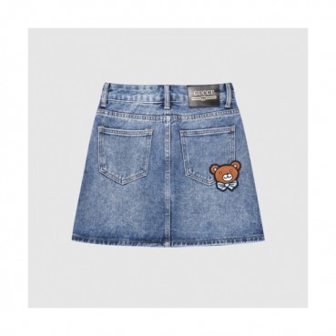 Gucci  Womens Initial Logo Skirts Blue - 구찌 2021 여성 이니셜 로고 스커트 Guc03755x Size(s 