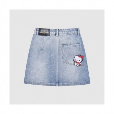 Gucci  Womens Initial Logo Skirts Blue - 구찌 2021 여성 이니셜 로고 스커트 Guc03754x Size(s 