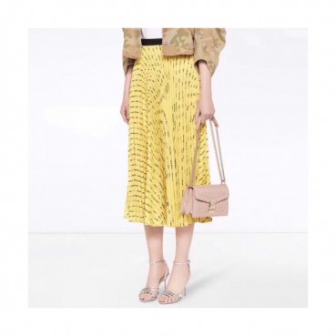 [미우미우]Miumiu 2020 Ladies Logo Long Skirts - 미우미우 2020 여성 로고 롱 스커트 Miu0187x.Size(s 