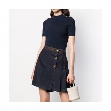 Tory Burch Womens Classic Denim Skirts - 토리버치 2020 여성 스커트 