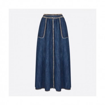 Dior Womens Trendy Long Skirt - 디올 여성 트렌디 데님 롱스커트 Dio408x