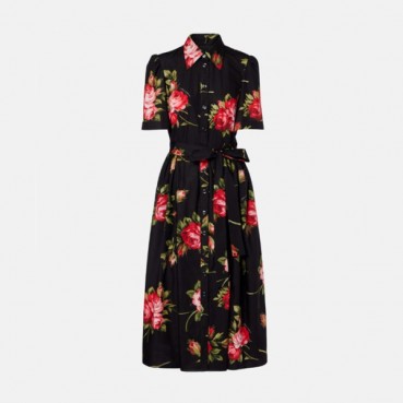 돌체앤가바나 여성 로즈 미디 드레스 - Dolce&Gabbana Womens Rose Midi Dress 