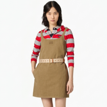 미우미우 여성 올드 개버딘 미니드레스 - Miumiu Womens Old Gabardine Mini