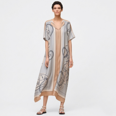 에르메스 여성 실크 원피스 - Hermes Womens Silk One