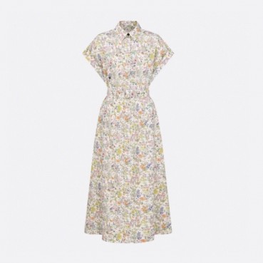 디올 여성 벨트 미디 셔츠 드레스 - Dior Womens Belted Midi Shirt Dress 