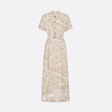 디올 여성 미디 셔츠 드레스 - Dior Womens Midi Shirt Dress 