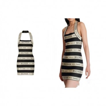 발망 여성 트렌디 원피스 - Balmain Womens Trendy One