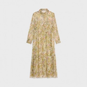 셀린느 여성 플라워 원피스 - Celine Womens Flower One