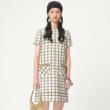샤넬 여성 트위드 원피스 - Chanel Womens Tweed One
