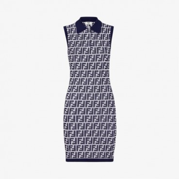 펜디 여성 네이비 원피스 - Fendi Womens One