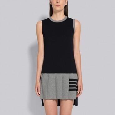 톰브라운 여성 네이비 원피스 - Thom Browne Womens Navy One