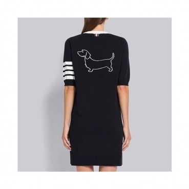 톰브라운 여성 네이비 원피스 - Thom Browne Womens Navy One
