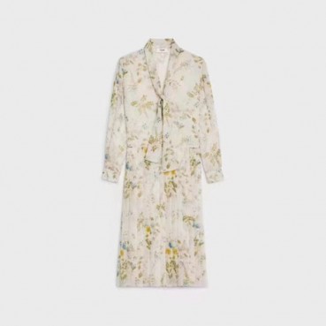 셀린느 여성 화이트 원피스 - Celine Womens White One