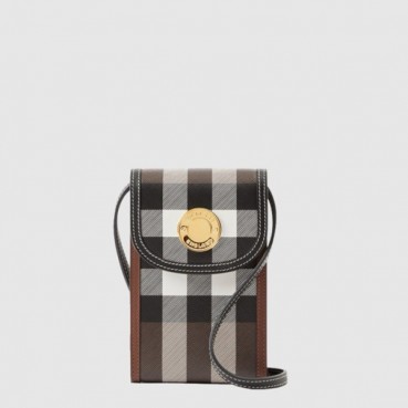 버버리 여성 엘리자베스 체크 폰 백 - Burberry Womens Elizabeth Phone Bag 