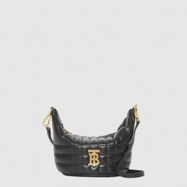 버버리 여성 롤라 퀼팅 하프문 백 - Burberry Womens Lola Quilted Bag 
