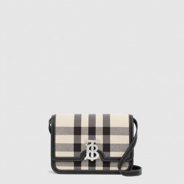 버버리 여성  스몰 익스클루시브 로고 락 백 - Burberry Womens TB Small Exclusive Logo Lock Bag 