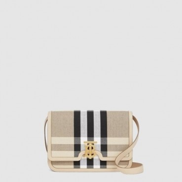 버버리 여성 미디엄 체크 숄더백 - Burberry Womens Medium Check Shoulder Bag 