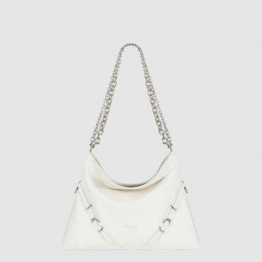 지방시 여성 보유 체인 가죽 미디엄 백 - Givenchy Womens Voyou Chain Leather Medium Bag 