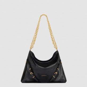 지방시 여성 보유 체인 가죽 미디엄 백 - Givenchy Womens Voyou Chain Leather Medium Bag 